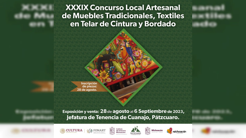 En septiembre, nueve concursos artesanales, nueve destinos para visitar: IAM