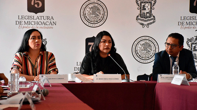 Ley de Desaparición Forzada será una realidad en Michoacán: Brenda Fraga 