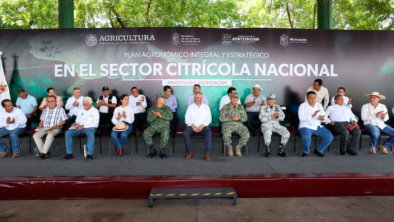 Arranca en Michoacán, Plan Agronómico Integral y Estratégico en el Sector Citrícola Nacional 