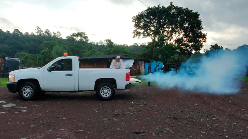 Intensifica SSM acciones contra el dengue en LC, Uruapan y La Piedad