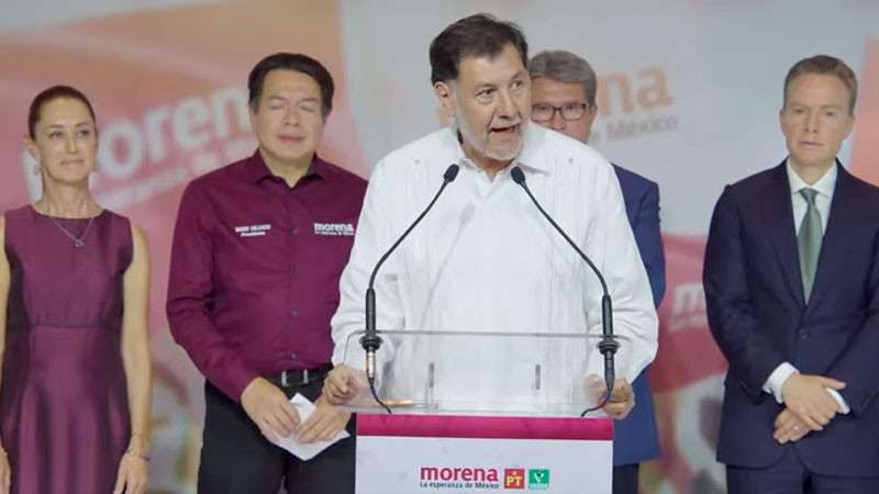 “No tengo nada que reclamar” dice Gerardo Noroña, tras triunfo de Claudia Sheinbaum  