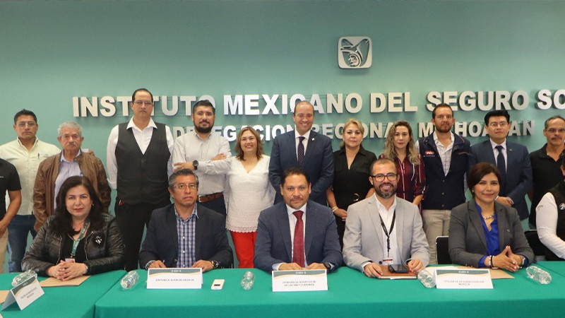 Reactiva IMSS Michoacán reuniones con sector empresarial en Morelia