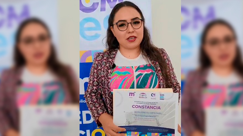 Beneficiarios del Programa de Becas de Titulación CM, agradecen al Gobierno de Morelia 