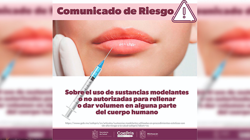 Alertan Cofepris y SSM sobre uso de sustancias para cirugías estéticas 