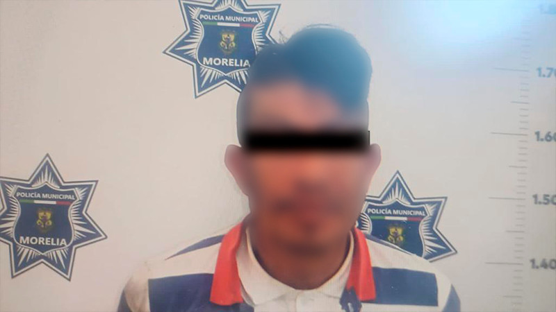Detiene Policía Morelia a sujeto que decía pertenecer al crimen organizado 