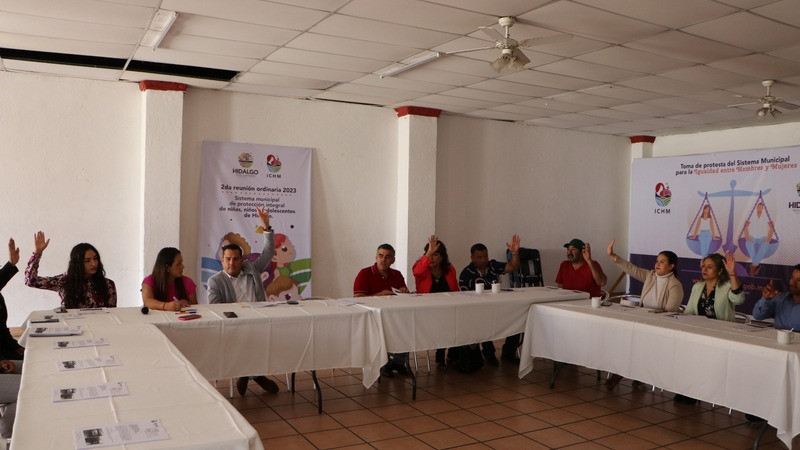 Se lleva a cabo la Segunda Reunión del Sistema Municipal de Protección Integral de Niñas, Niños y Adolescentes del Municipio de Hidalgo 
