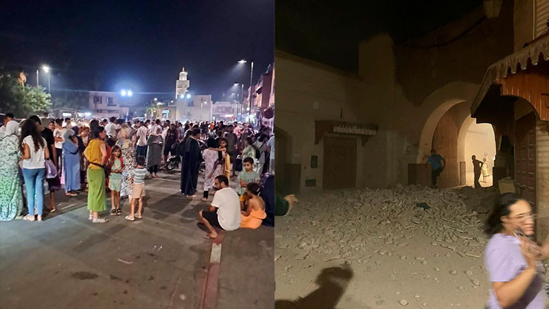 Sismo de magnitud 6.8 sacude Marruecos 