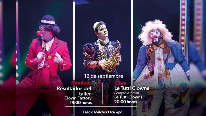 Habrá martes de clown en el Teatro Ocampo 