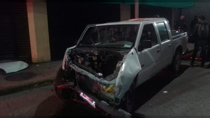 Se registra choque múltiple en Zitácuaro, Michoacán; hay dos heridos