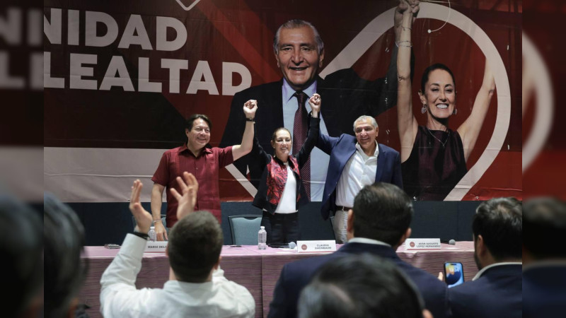 Refrenda Adán Augusto López Hernández pleno respaldo, apoyo y unidad a Claudia Sheinbaum Pardo 