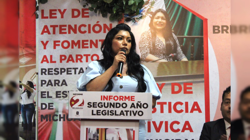 Rinde Brenda Fraga Informe de Actividades Legislativas con el compromiso de colocar el poder en las manos de la gente
