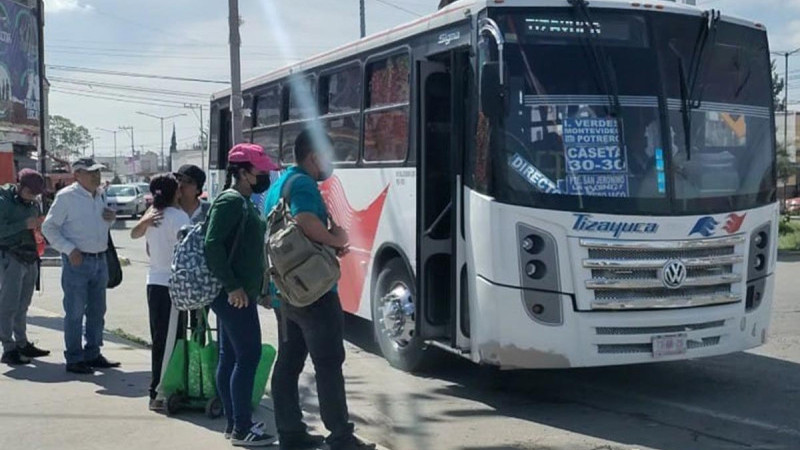 Reinicia operaciones línea de autobuses Tizayuca-México, después de suspensión por incidente con Chofer 