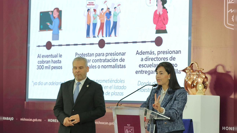 SEE revela ruta de corrupción; se recuperarán plazas docentes 