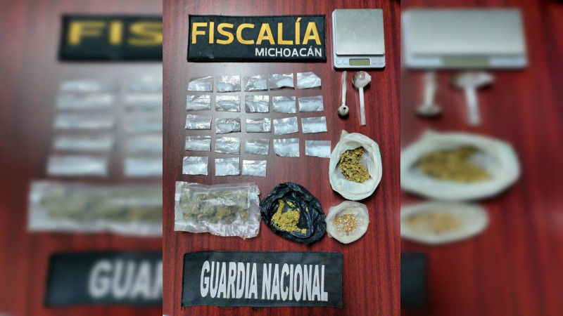 Morelia: Catean domicilio y detienen a seis personas en posesión de sustancias ilícitas
