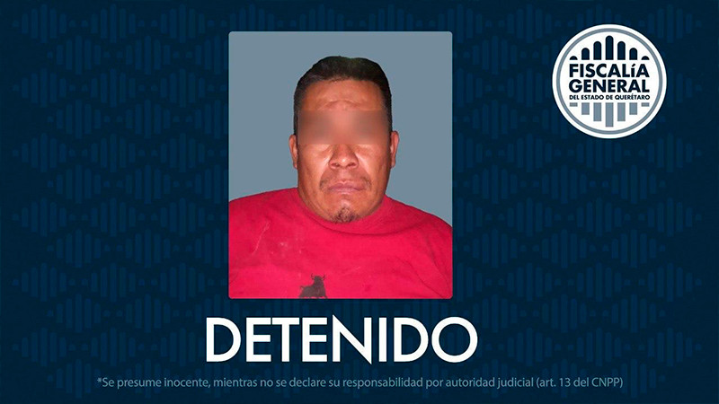 En prisión, imputado de feminicidio en Pedro Escobedo, Queretaro 