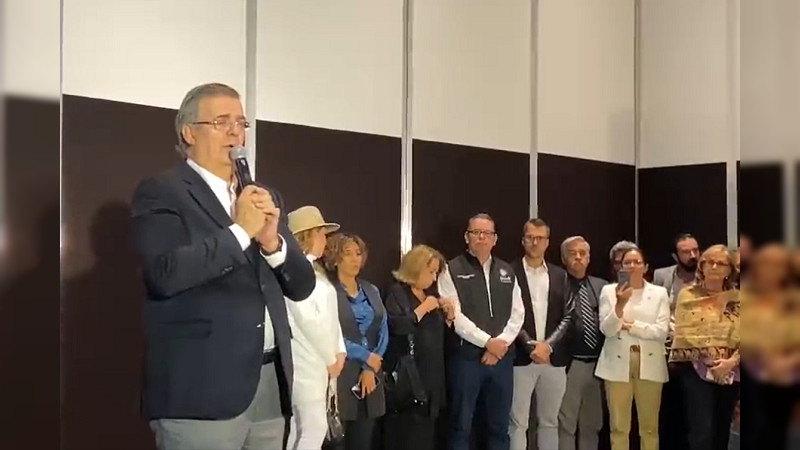 Marcelo Ebrard anuncia la creación de nuevo partido político 
