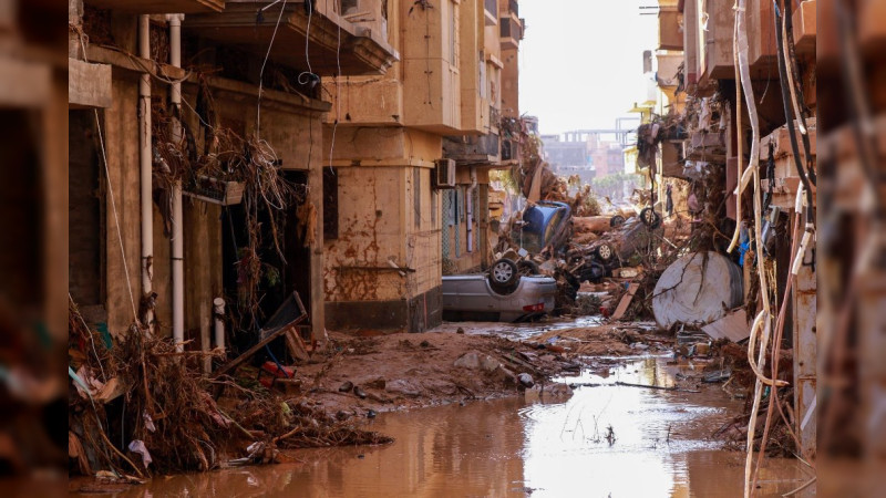Estiman 10 mil desaparecidos en Libia por el paso del ciclón Daniel 