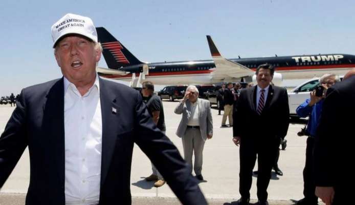 Donald Trump llegó a México 