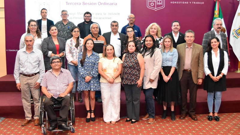 Alistan conmemoración por el Día Internacional de las Personas con Discapacidad, en Michoacán 