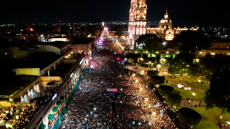 Más de 60 mil personas, estima Sectur asistencia a concierto de Julión Álvarez en Morelia 