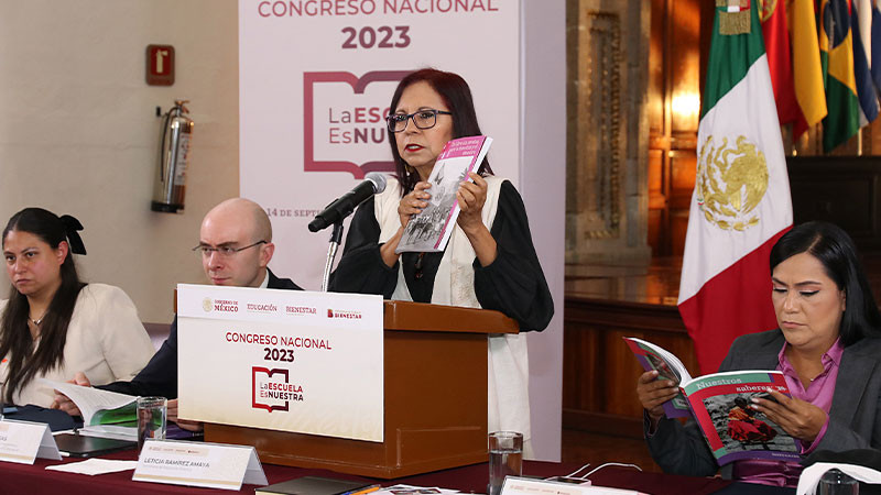 Encabezan Educación y Bienestar Congreso Nacional 2023 del programa La Escuela es Nuestra 