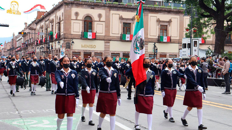 Más de 3 mil estudiantes se alistan para el desfile del 16 de septiembre: SEE