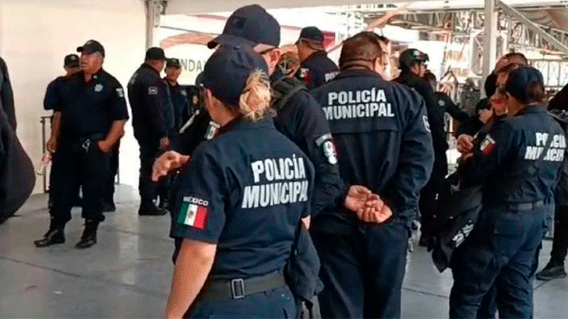 Policías de Tizayuca, Hidalgo, realizan paro laboral tras exigencias de destitución de Secretario de Seguridad 