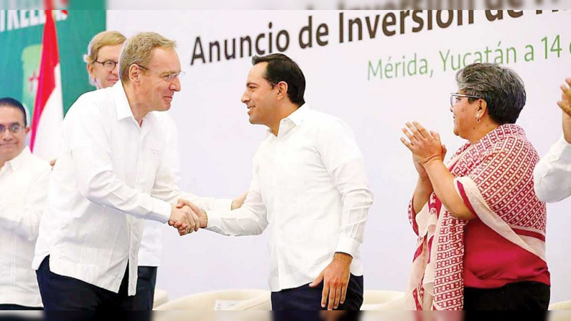 Anuncia Heineken inversión de 8 mil 700 millones de pesos en planta cervecera en Yucatán 