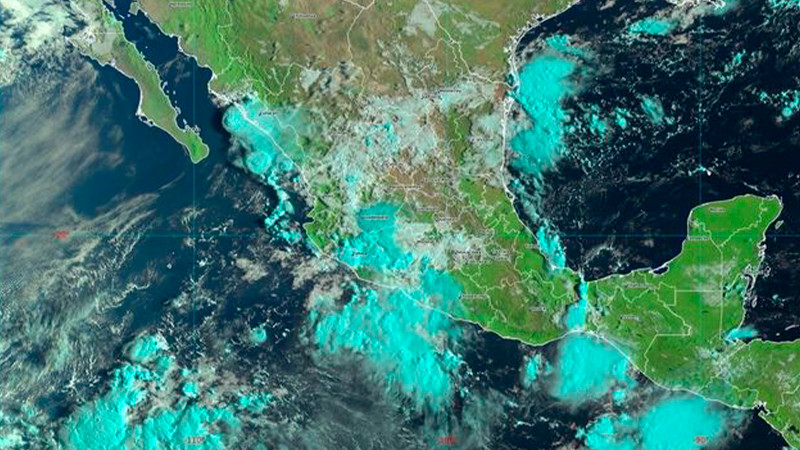 Se prevén lluvias muy fuertes en Chiapas, Durango, Sinaloa, Jalisco, Michoacán, Nayarit, Nuevo León, San Luis Potosí y Tamaulipas 