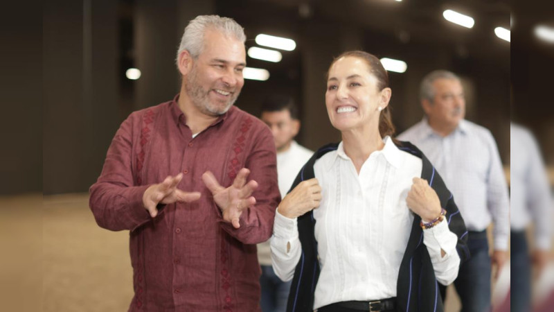 En Michoacán, Sheinbaum inicia movimiento nacional para la "unidad de la transformación"