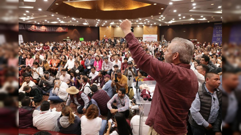 En Michoacán, Sheinbaum inicia movimiento nacional para la "unidad de la transformación"