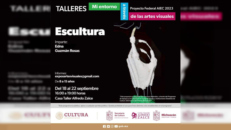 Ofrece Secum talleres gratuitos de foto bordado y cerámica