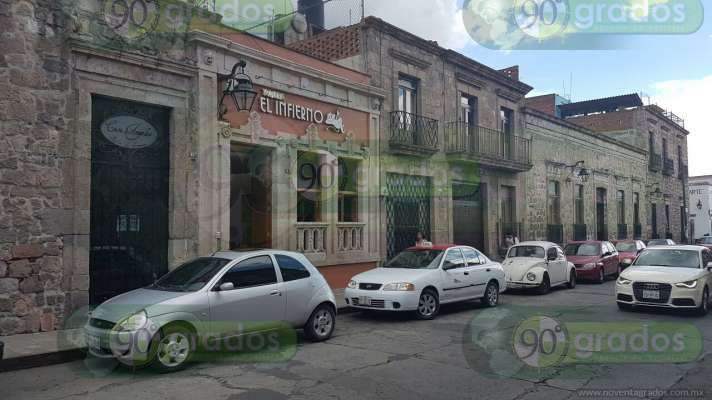 Asaltan taquería en pleno centro de Morelia