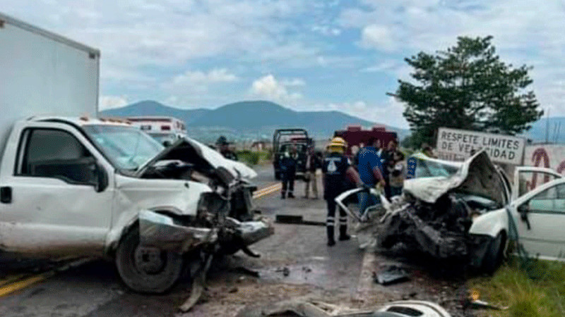 Fatal accidente en el libramiento Acambay- Palmillas, en Querétaro, deja a tres personas sin vida 