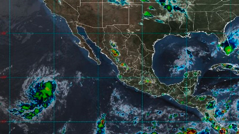 Cielo nublado con lluvias fuertes y descargas eléctricas en regiones de Michoacán 