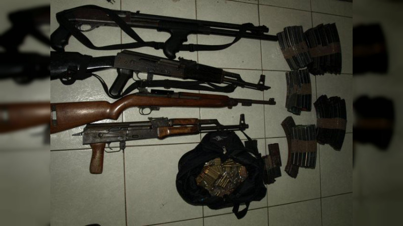 Célula armada detenida en Álvaro Obregón, Michoacán, es vinculada a proceso 