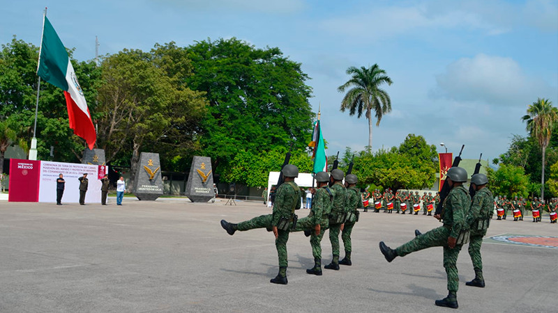 Toma posesión Oscar Rentería Schazarino como  Comandante de la 43/a. Zona Militar