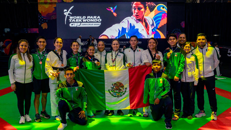 México logra cifra histórica de medallas en Grand Prix de Para Taekwondo: María Espinoza 