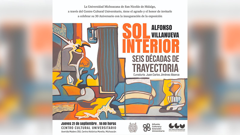 Alfonso Villanueva nos comparte su arte en el Centro Cultural Universitario 