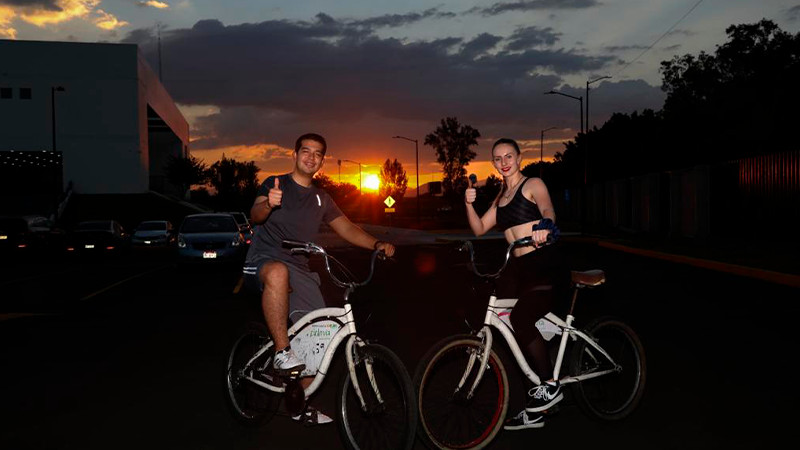 Recorren casi 10 kilómetros de Morelia durante la Rodada Nicolaita