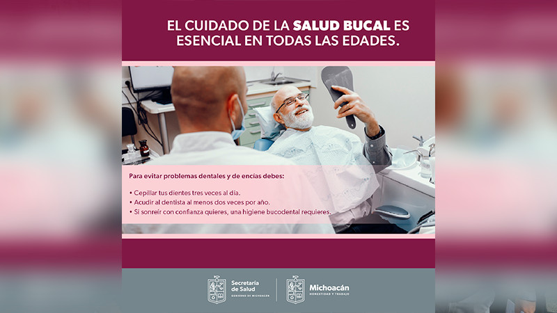Ofrece Salud Michoacán servicios dentales gratuitos para prevenir enfermedades bucodentales 