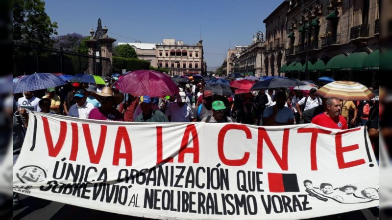 CNTE insiste que se les pague a trabajadores eventuales 