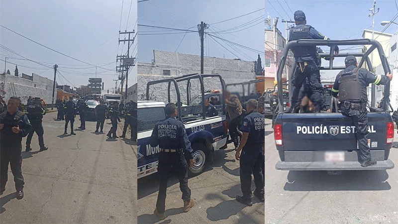 Por intento de robo en inmueble de Santa Clara Coatitla, Ecatepec, linchan a 10 presuntos delincuentes 