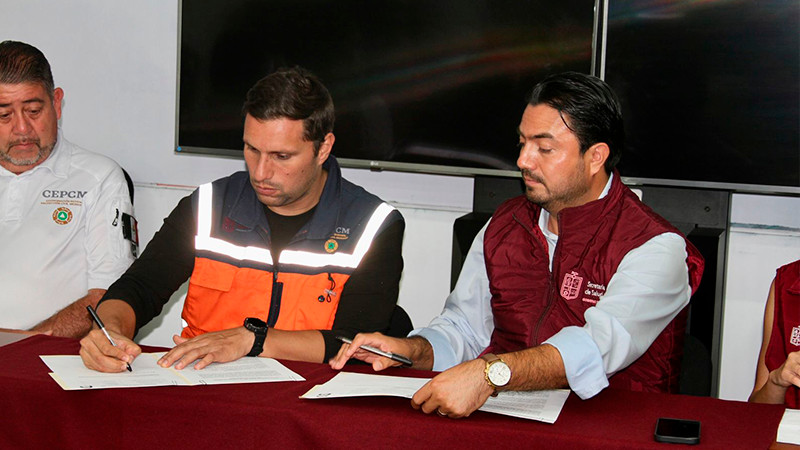 Conforma Salud Michoacán Unidad Interna de Protección Civil para brigadistas sanitarios
