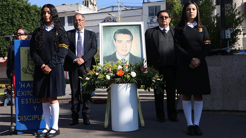 Téllez Marín preside acto conmemorativo del 54 aniversario luctuoso del expresidente de México, Adolfo López Mateos