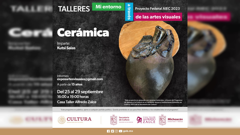 Aprende cerámica y pintura mixta con estos talleres gratuitos de la Secum