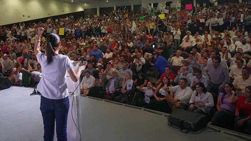 “Somos el proyecto que representa el beneficio del pueblo de México”: Claudia Sheinbaum 