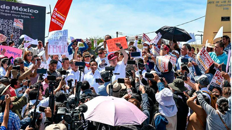 En Tlaxcala Marcelo Ebrard inicia su gira "El Camino de México" 