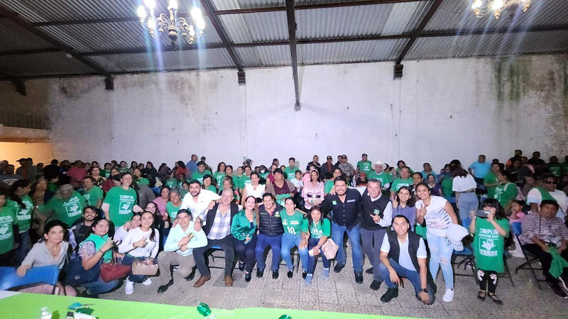 Partido Verde se fortalece en Michoacán rumbo al 2024 