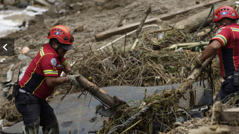 Deslave en Guatemala: deja tres muertos y 15 desaparecidos por lluvias intensas 